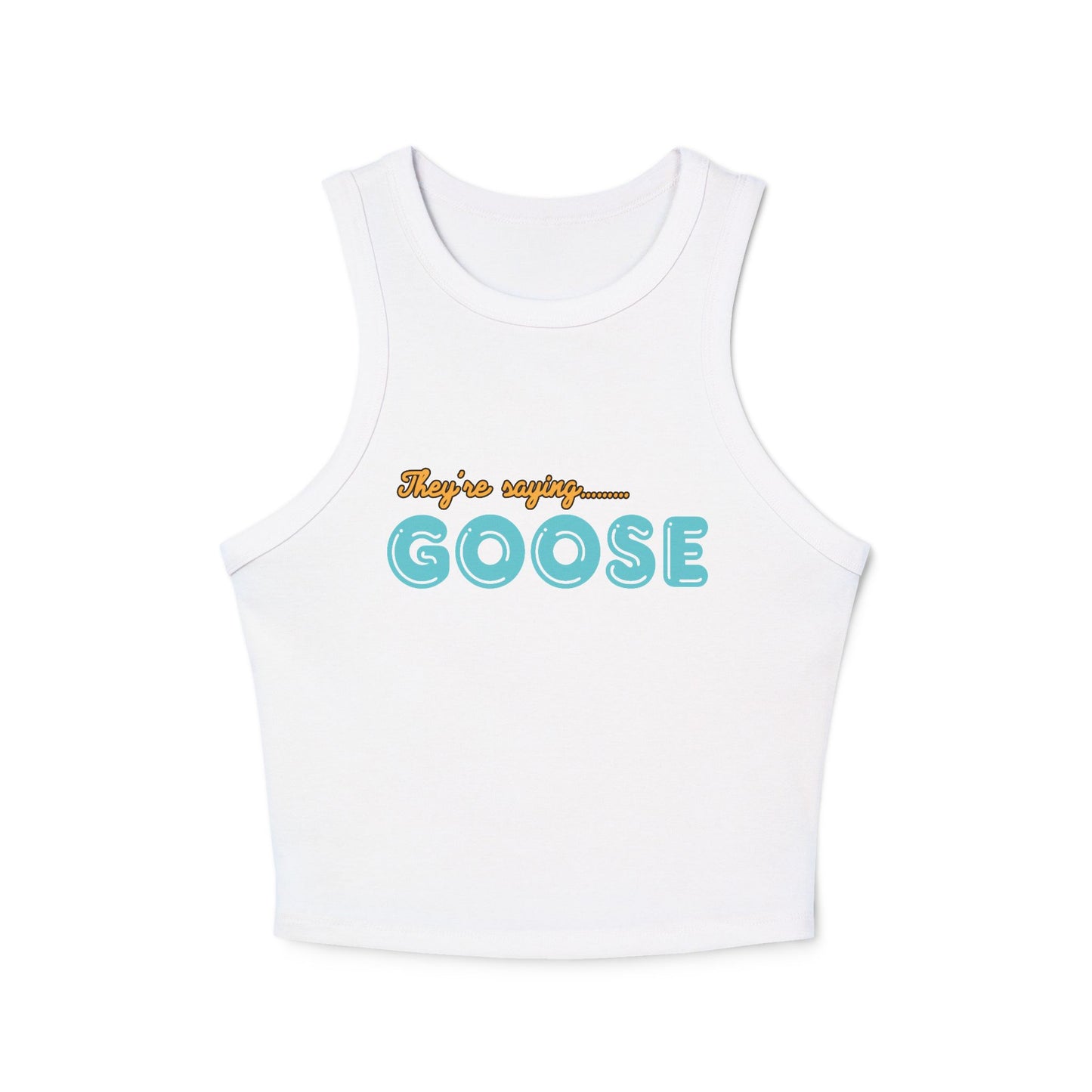 Goose Band Fitted Tank Top