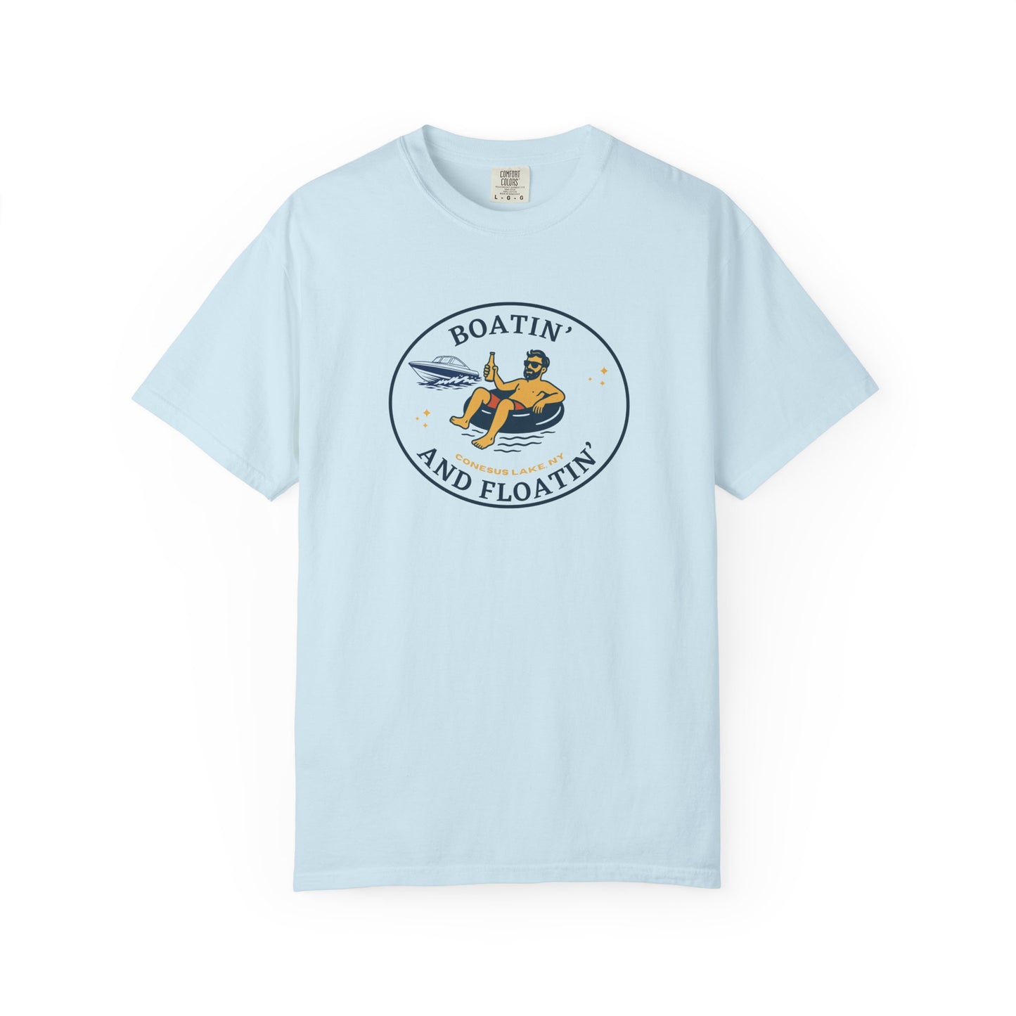Conesus Lake Tee Shirt - Boatin' and Floatin'