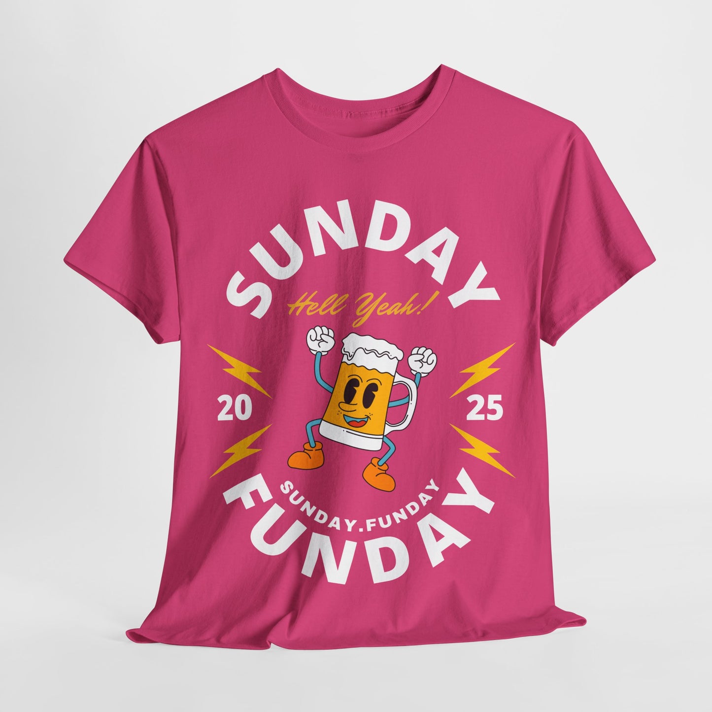 Sunday Funday Beer T-Shirt – Funny Weekend Drinking Shirt | Available in 5 Colors