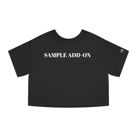 Sample - Champion Women's Heritage Cropped T-Shirt