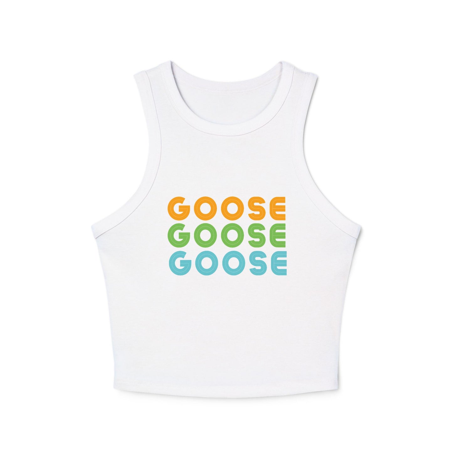 Goose Band Fitted Tank Top