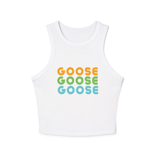 Goose Band Fitted Tank Top