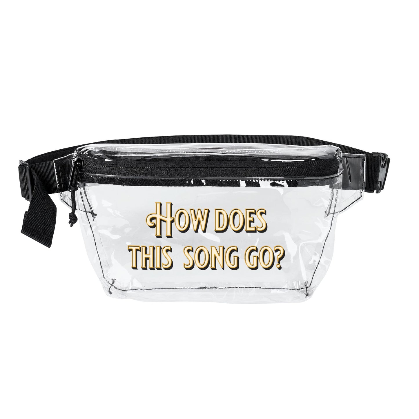 How Does This Song Go Clear Fanny Pack