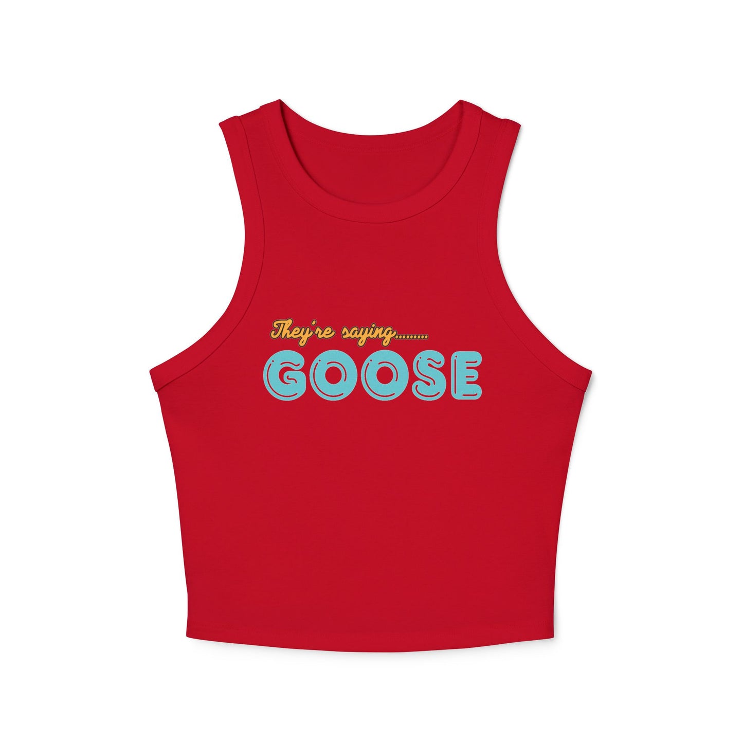 Goose Band Fitted Tank Top