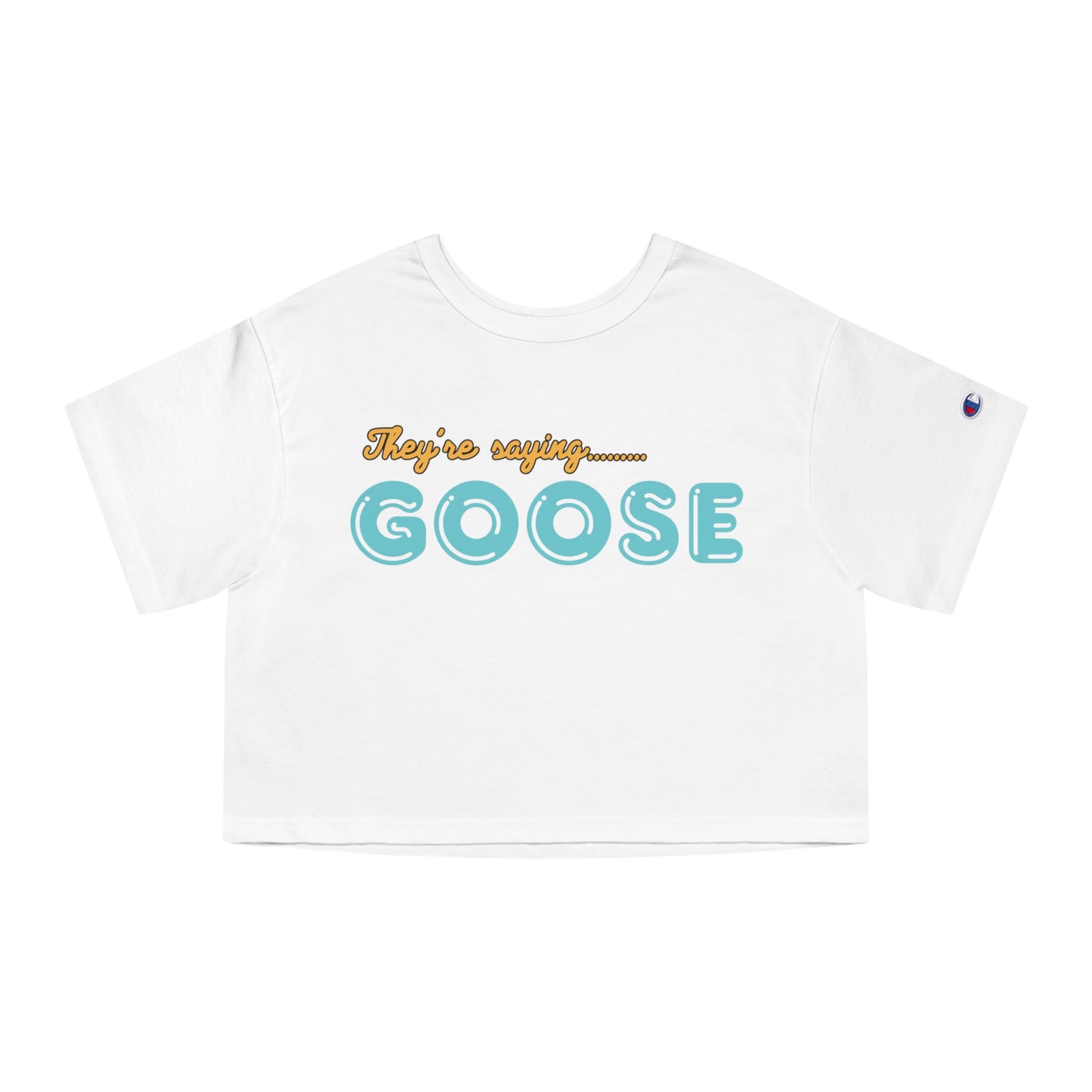 Goose Band Champion cropped T-shirt