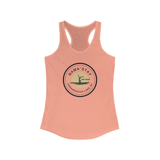 Canandaigua Lake Yoga T-Shirt – SUP Life – Nama’Stay Afloat Paddleboard Tee