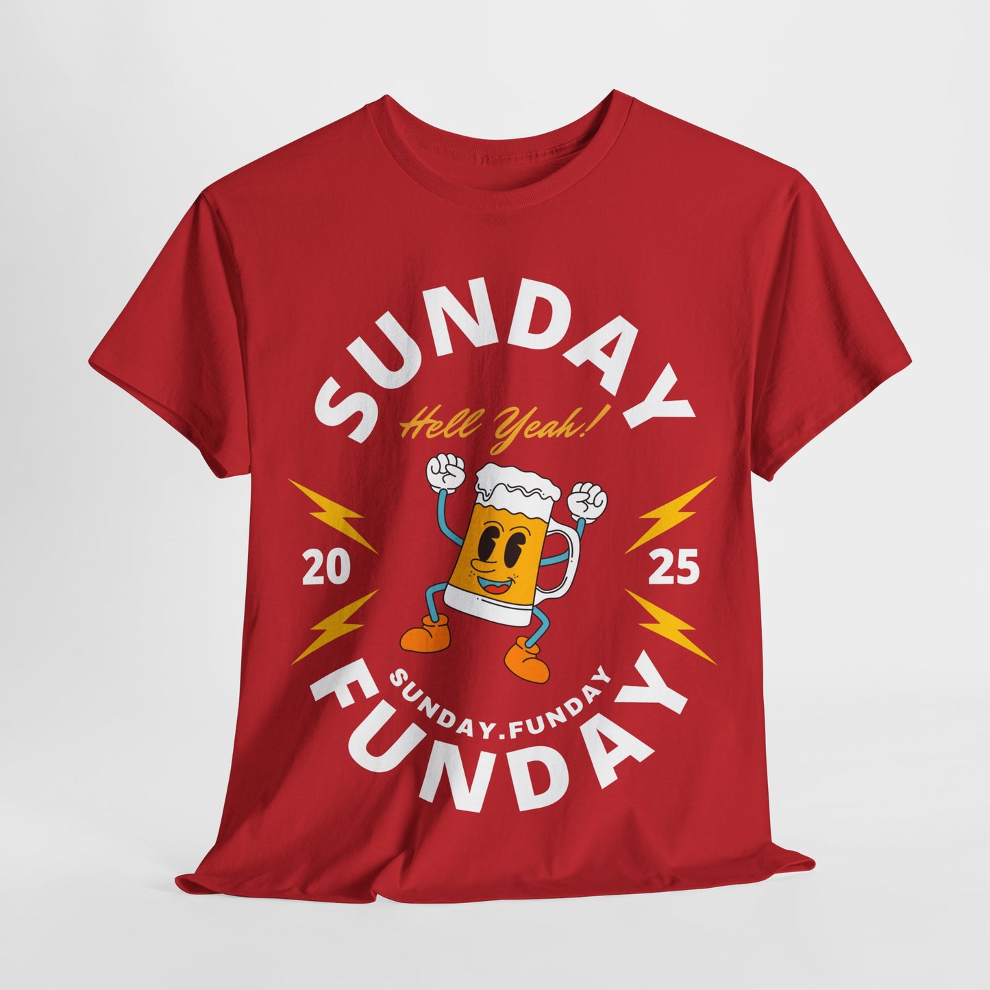 Sunday Funday Beer T-Shirt – Funny Weekend Drinking Shirt | Available in 5 Colors