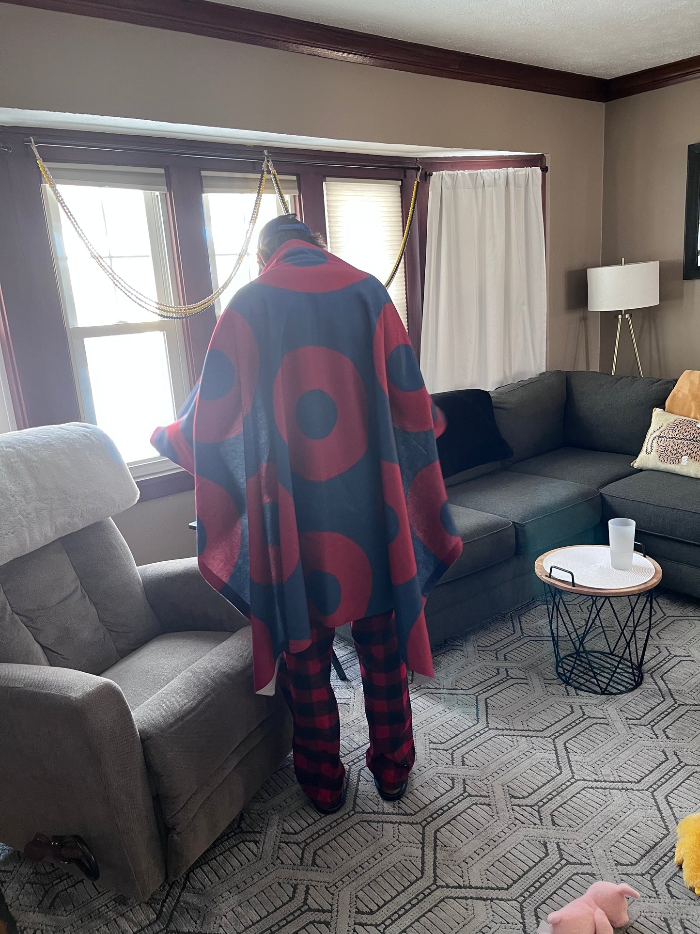 Phish Donut Print Throw