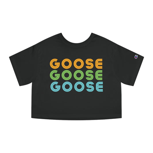 Goose Band Cropped T Shirt, Goose Band Shirt