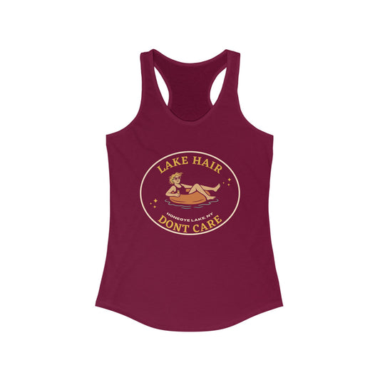 Lake Hair Don’t Care Tank Top , Honeoye Lake Shirt