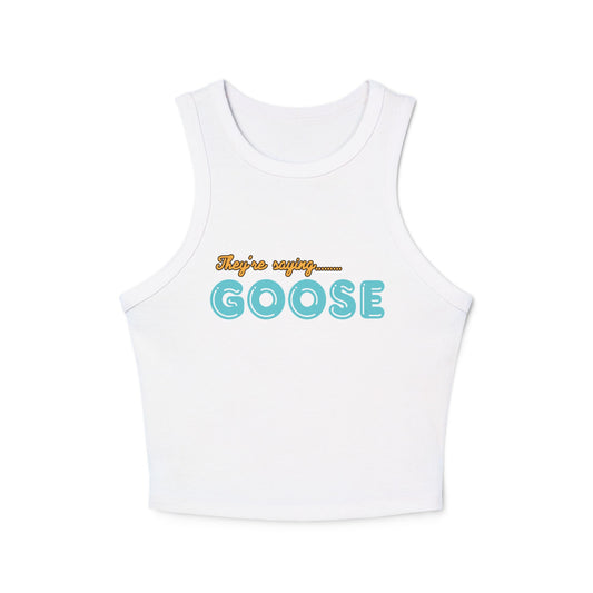 Goose Band Fitted Tank Top