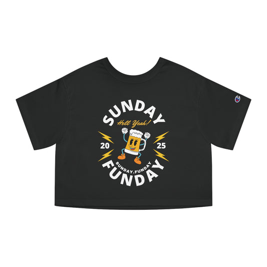 Sunday Funday Champion Cropped Tee