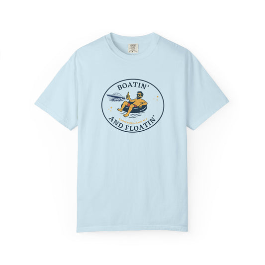 Conesus Lake Tee Shirt - Boatin' and Floatin'