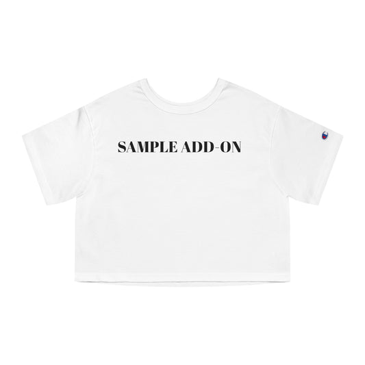 Sample - Champion Women's Heritage Cropped T-Shirt