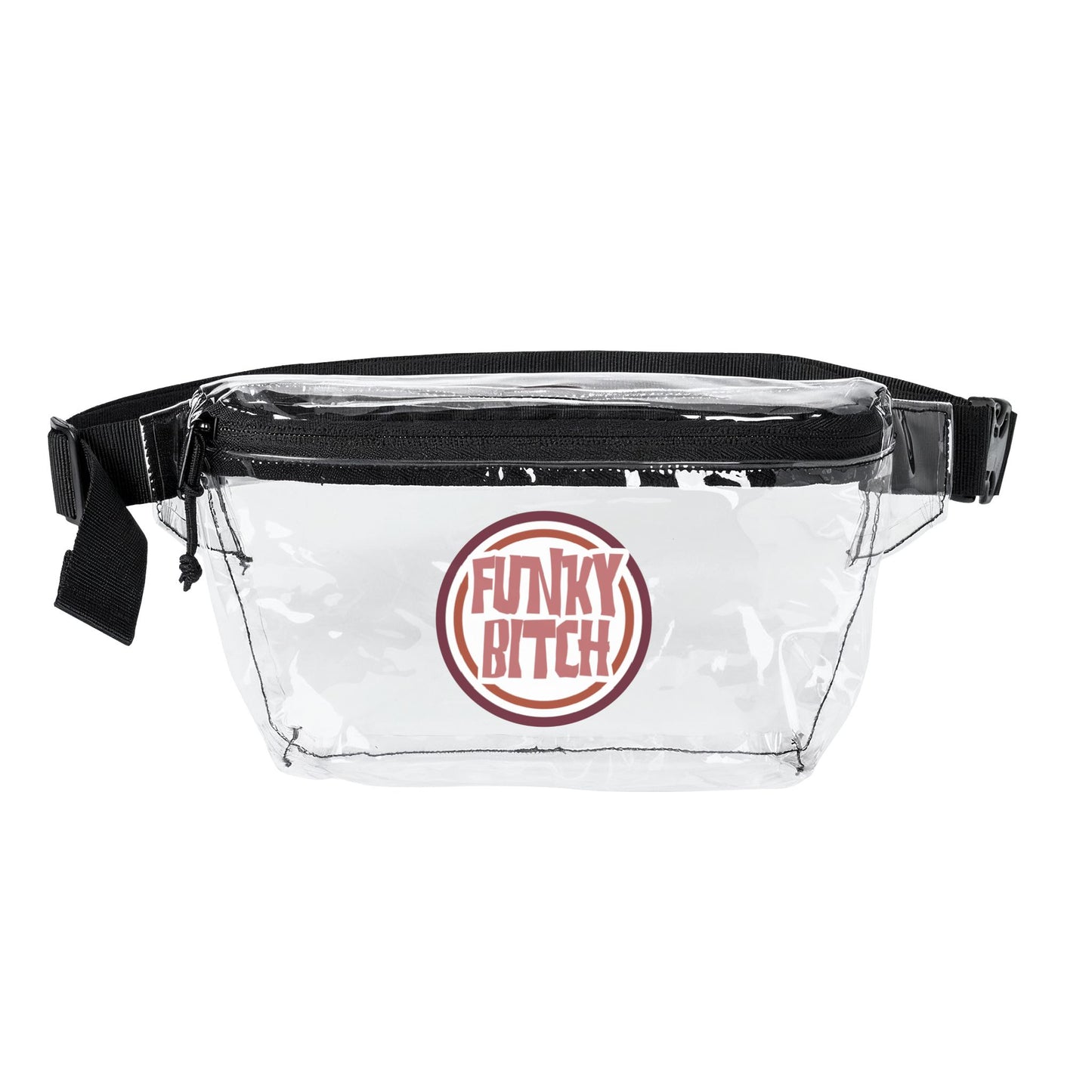 Funky Bitch Clear Fanny Pack