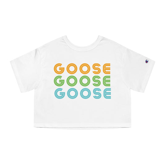 Goose Band Cropped T Shirt, Goose Band Shirt