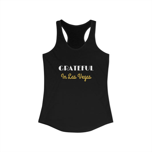 Grateful in Las Vegas Racerback Tank - Women's Summer Top