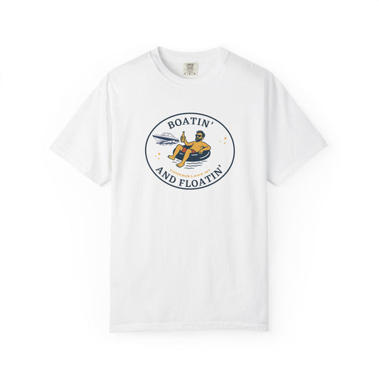 Conesus Lake Tee Shirt - Boatin' and Floatin'