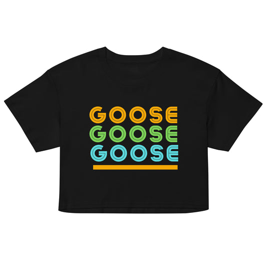 Goose Band Cropped Tee
