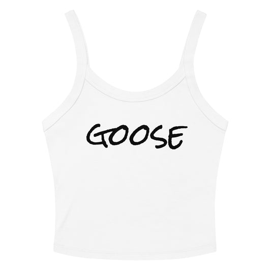 Black and White Goose Band Tank Top